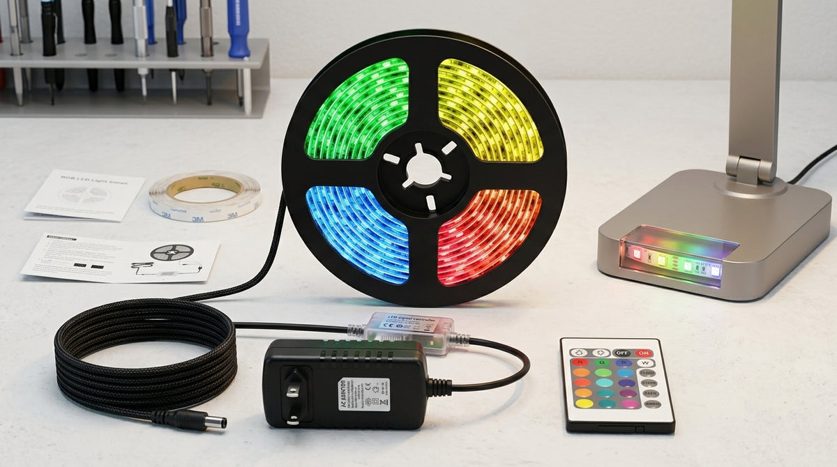 5M RGB LED Strip Light Set