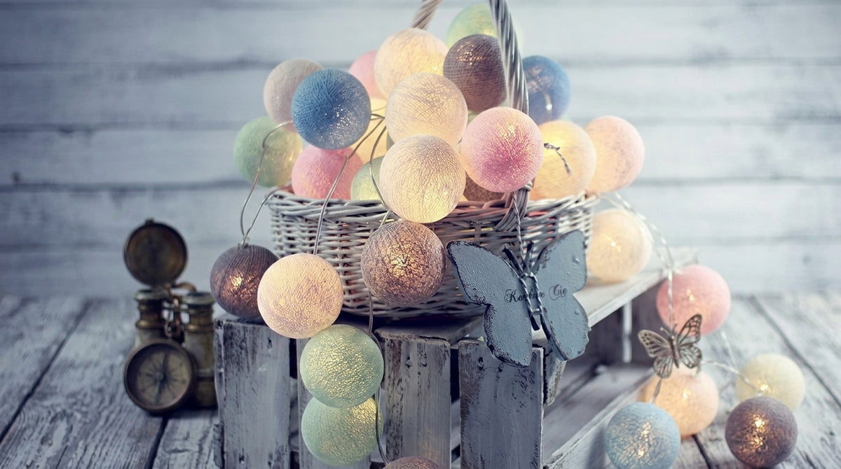 Home Decor 10 Colorful Cotton Leg Lights