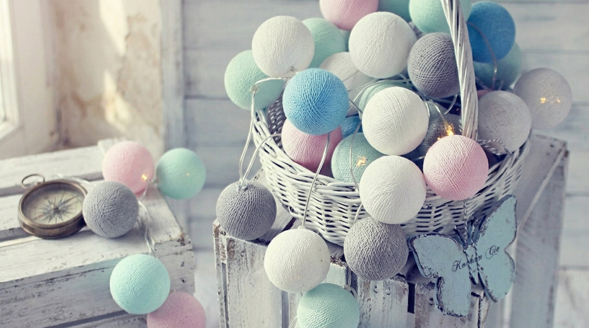 Home Decor 10 Colorful Cotton Leg Lights