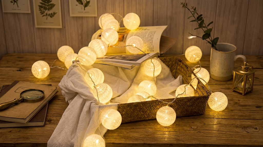 Home Decor 10 Colorful Cotton Leg Lights
